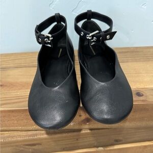 Anthropologie  Ballet Flats with Ankle Straps